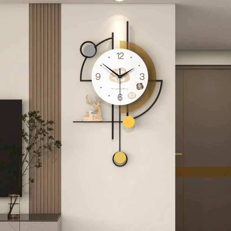 Minimalist Digital Wall Clock Round Nordic Design Silent Slim Profile for Bedroom Living Room Office Modern Home Decor