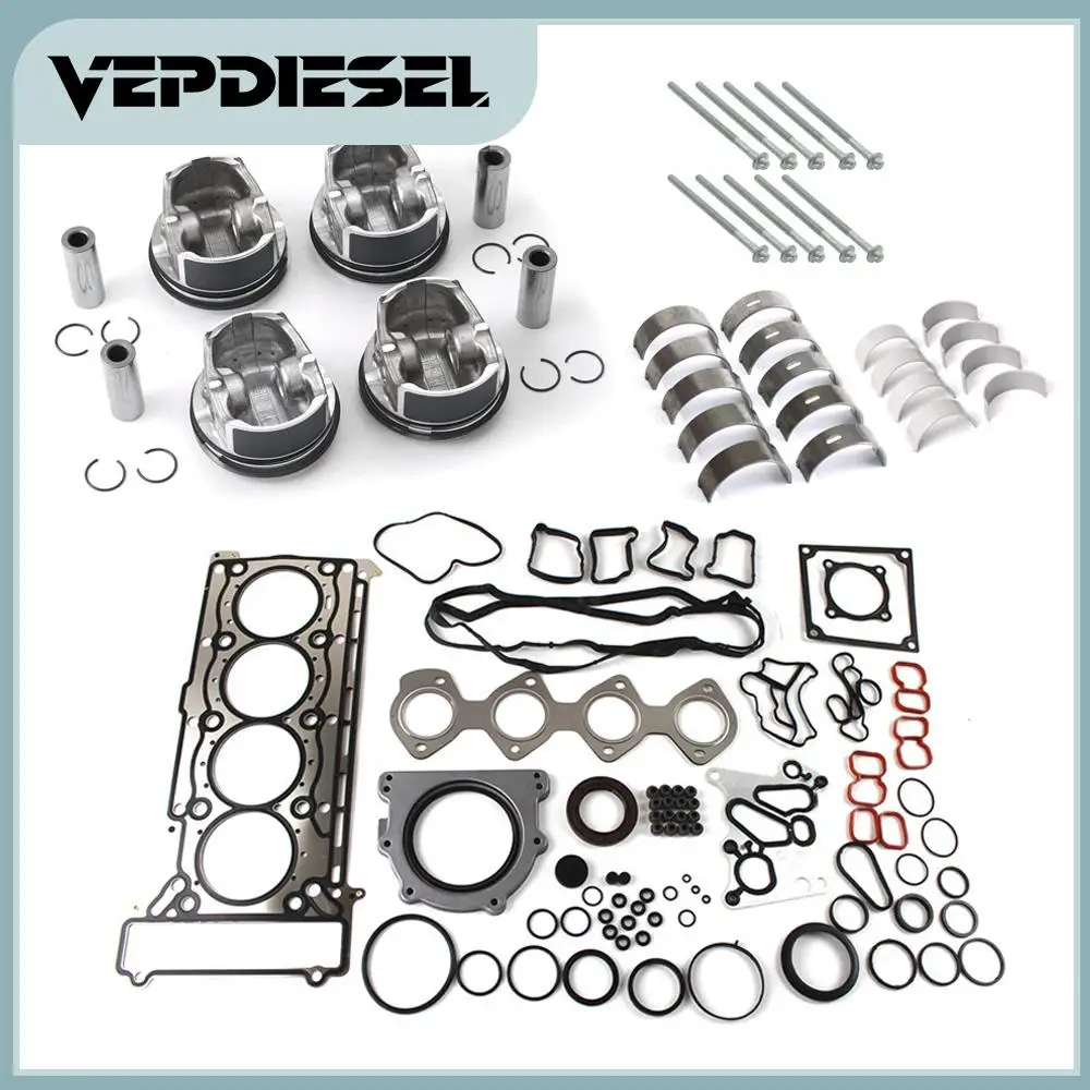 M271 Engine Overhaul Pistons Gasket Kit STD 2710305017 For Mercedes-Benz C200 C260 E250 SLK200 W204 W212 R172 C204 1.8T