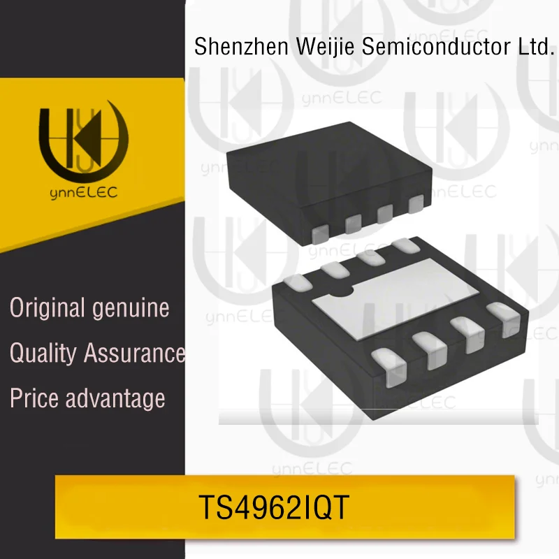 

​​Original TS4962IQT Class D Audio Amplifier DFN-8-EP(3x3)