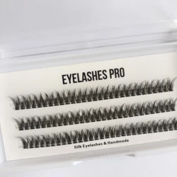 Bao nong fishtail lashes eyelashes איפור ריסים for israel makeupartist cluster lashes