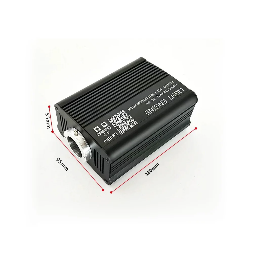 16 واط وميض الألياف البصرية ستار ضوء المصباح لسقف السيارة السماء المرصعة بالنجوم مصباح مع APP التحكم وميض عجلة