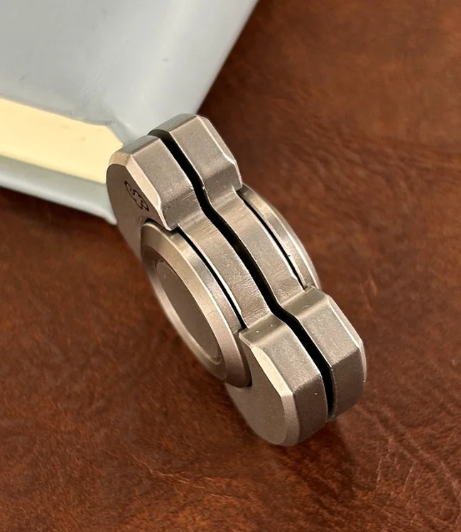 Metal Magnetic Slider Fidget Toy Transform Push Card Hand Spinner Mini Portable EDC Stress Relief Anti Anxiety Desk ToyforAdults