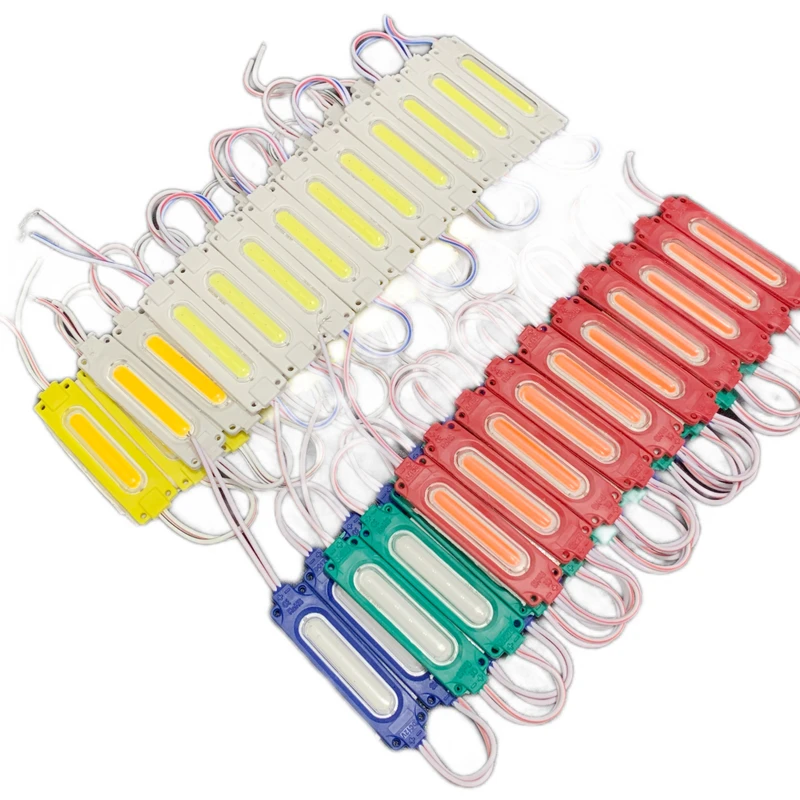 20PCS COB 6LED DC24V LED Module 2W Truck Side Marker Indicator Light Super Bright For Bus Lorry Trailer Warning Lamp