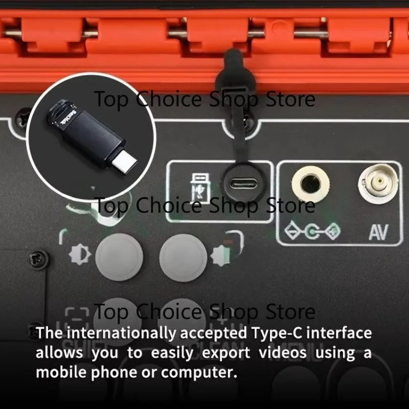 Downhole Waterproof Under Water Deep Well Inspection Borehole Inspection Camera 100m 73mm Dual Diameter