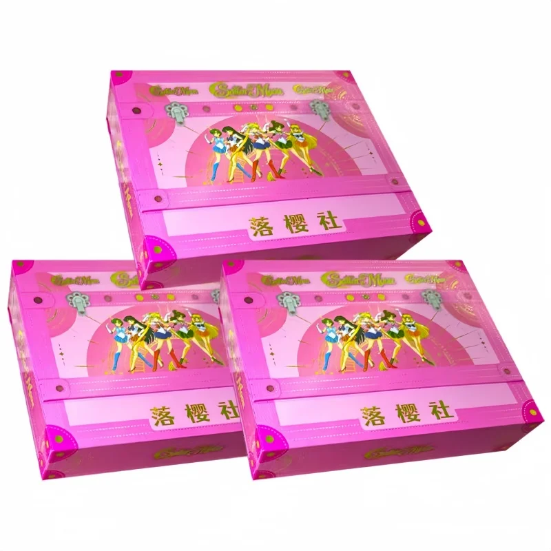 

Sailor Moon Card Anime Character Lively Love Justice Beautiful Girl Fantasy Magic Collection Feast Box Cards Toy Kid Gift