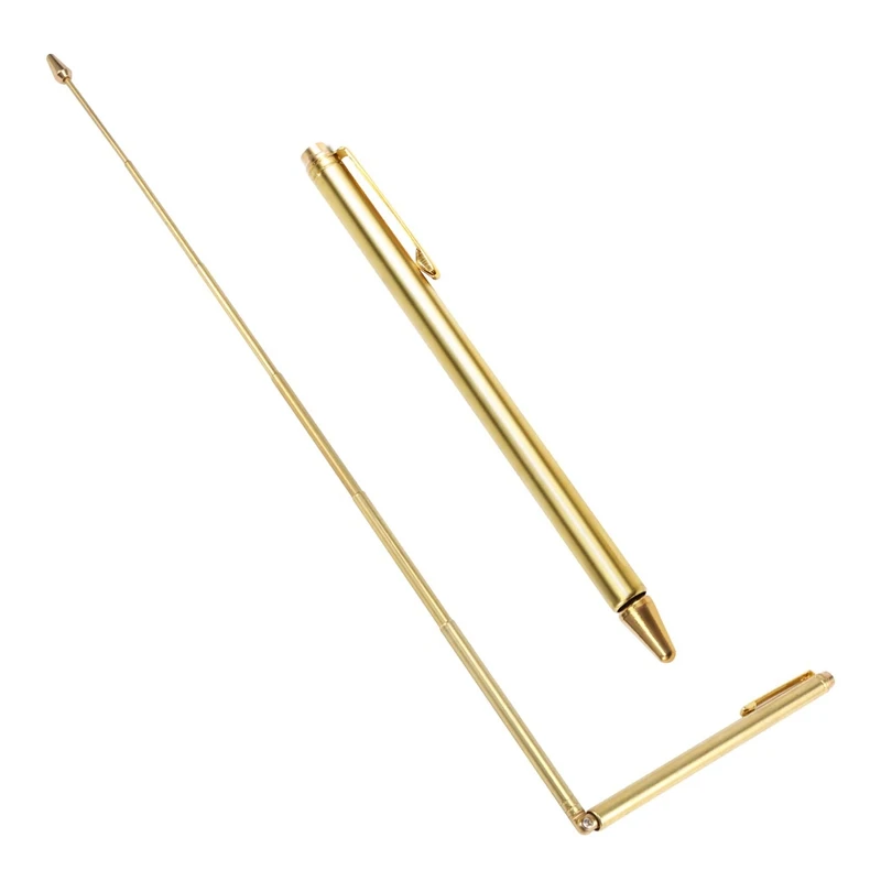 2PCS Dowsing Rods, Retractable Divining Rods, Portable Pen Shape L Rods, For Ghost Hunting Tools, Divining Water Etc.