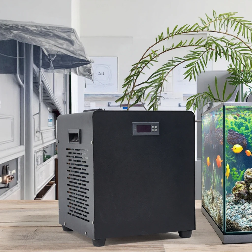 Compact Digital 150L Aquarium Cooler R134a High-Stability Cooling with Water Pump for Coral Tank