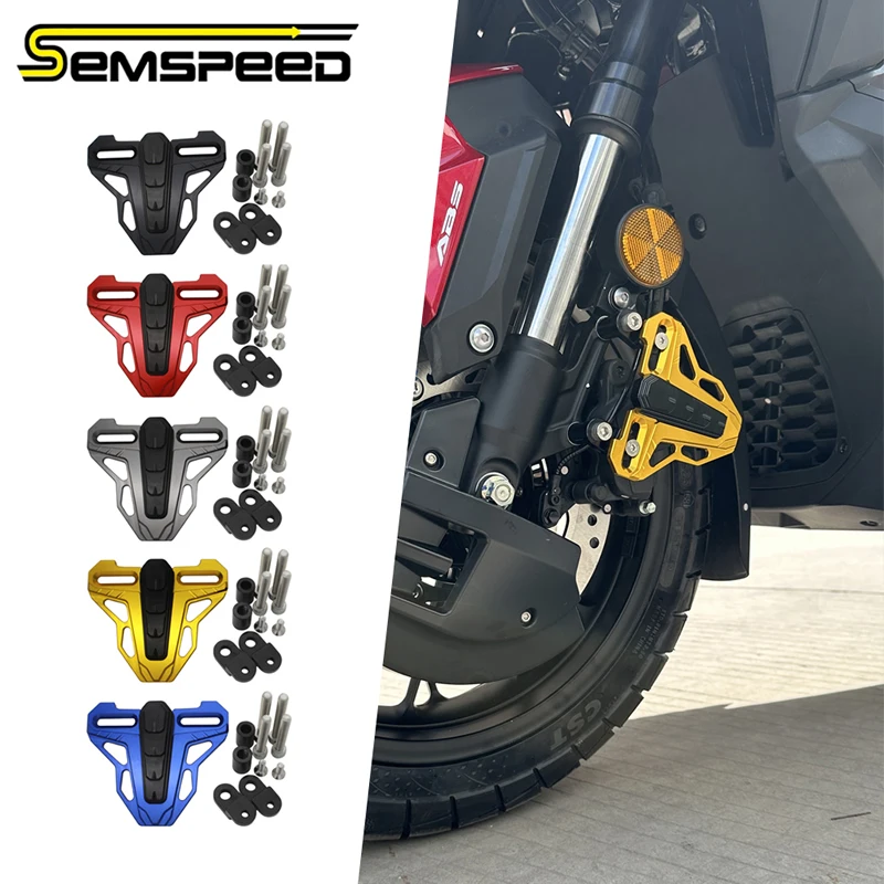 

SEMSPEED CNC Front Brake Caliper Cover For HONDA Forza ADV 350 300 20-2025 Motorcycle Front Disc Caliper Brake Protective Cover