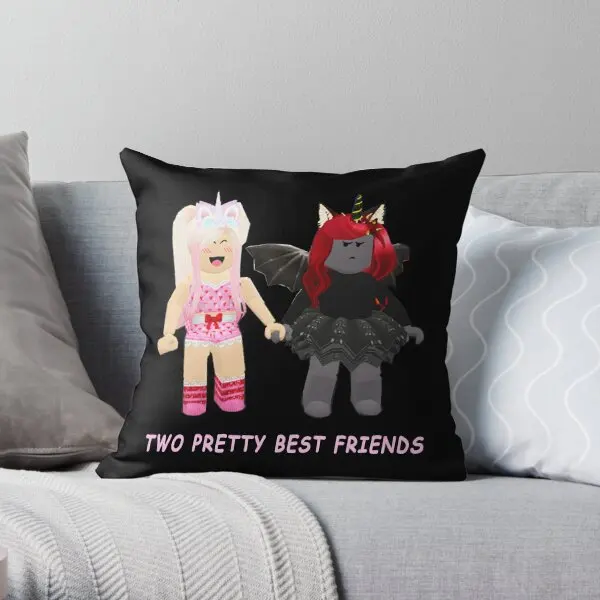 Iamsanna And Moody  Printing Throw Pillow Cover Sofa Anime Home Decor Waist Cushion Office Car Pillows not include One Side