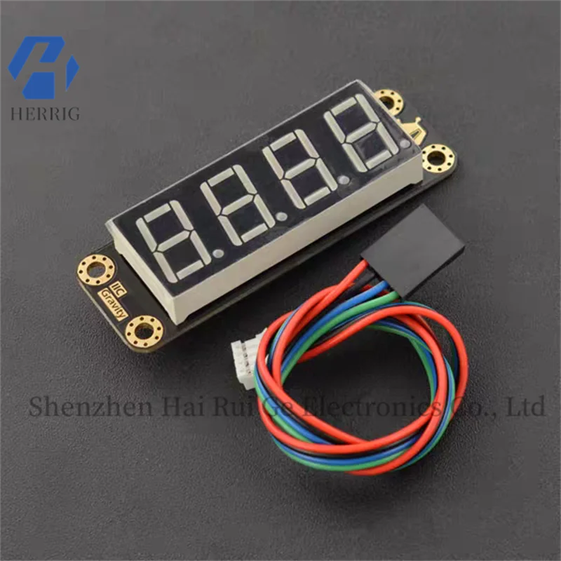 

The 4-digit digital tube display module is red and green