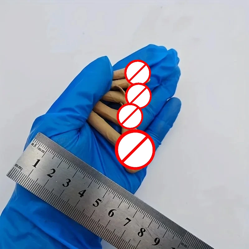 1/6 Accessori Maschio Genitali Organo Parti Pene Modello Gel di Silicone Pelle di Grano per 12 "Bambola TBL Action Figure Regalo Coppia Giocattolo