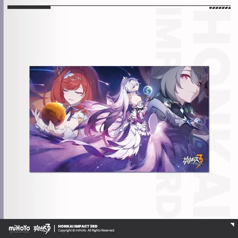 Oficjalna miHoYo Honkai Impact 3 Oryginalna kolekcja anime Oryginalny zestaw rysunków Vol.3 Gra Otoczenie Prezent świąteczny