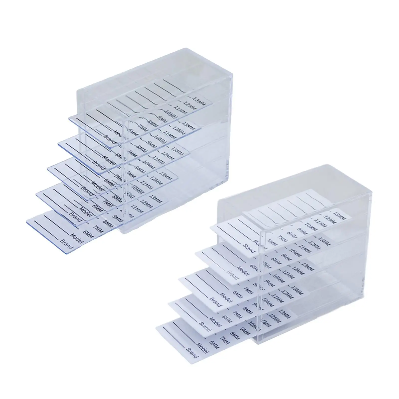 5 Layers Eyelash Extensions Storage Box Shatterproof Sturdy Professional Dustproof Eyelashes Pallet Holder for Makeup Cosmetic