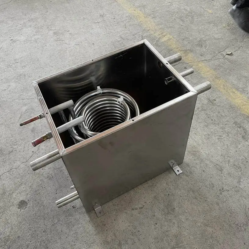 

Industrial chiller 3P5P10P15P20P special 304 stainless steel water tank stainless steel coil evaporator