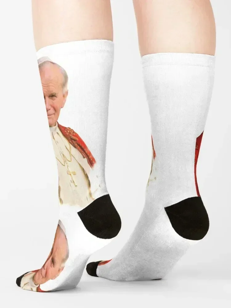 Saint John Paul II Socks Wholesale heated Novelties christmas gifts Women's Socks Men's