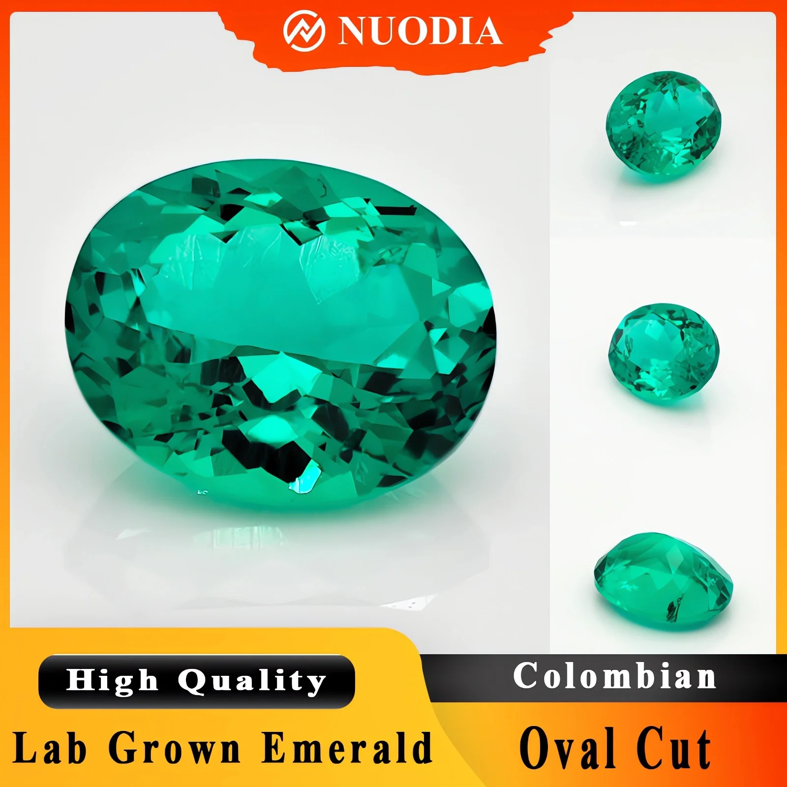 

Lab Grown Columbia Emeralds Oval Cut Gemstone For Fine Jewelry Pendant Bracelet Making Material Selectable AGL Certificate