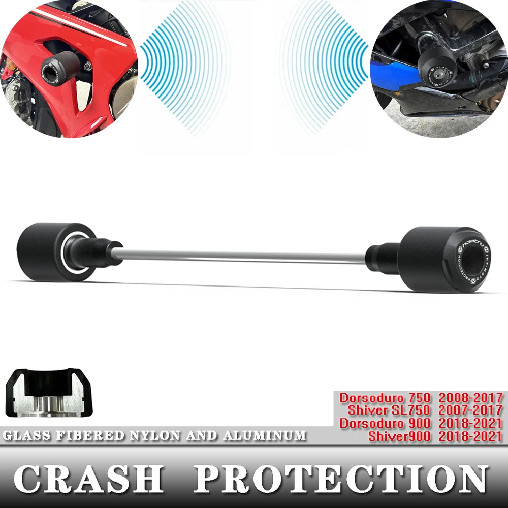 

For Aprilia Dorsoduro 750 2008-2017 Dorsoduro 900 2018-2021 Shiver SL750 2007-2017 Shiver900 2018-2021 Crash Protection Bobbins