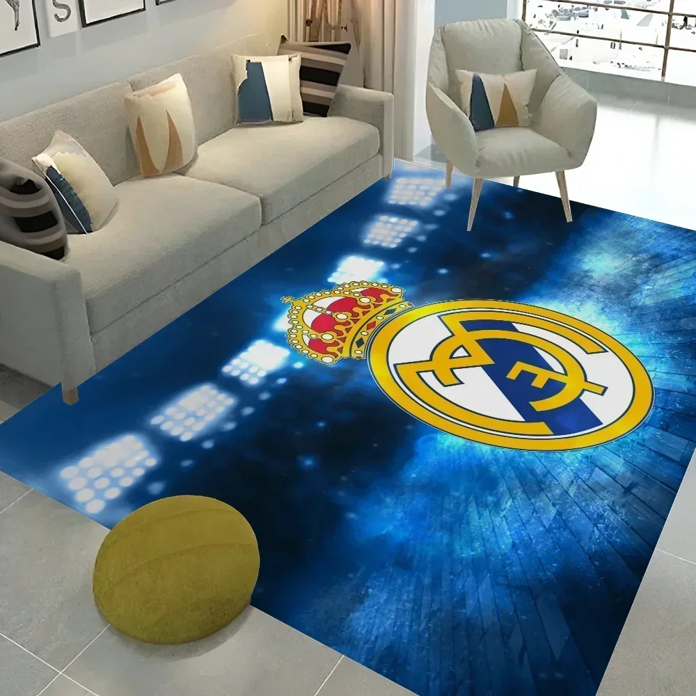 R-Real M-Madrid C-Club de Fútbol Entrance Door Mat Rectangle Anti-slip Home Soft Badmat Front Door Indoor Outdoor Mat Toilet Rug