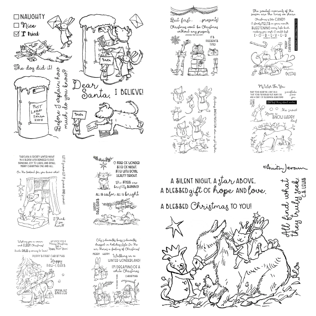 

Christmas Halloween Sayings Witch's Potion Silicone Stamps Scrapbooking New Photo Album DIY Paper Embossing Craft Supplies