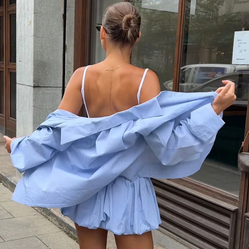 Tornova منقوشة قميص الأزهار برعم مجموعة تي شيرتات قصيرة للأطفال المرأة موضة كم طويل قميص مثير سليم السراويل عادية الساخن فتاة دعوى 2025 صيف جديد #4