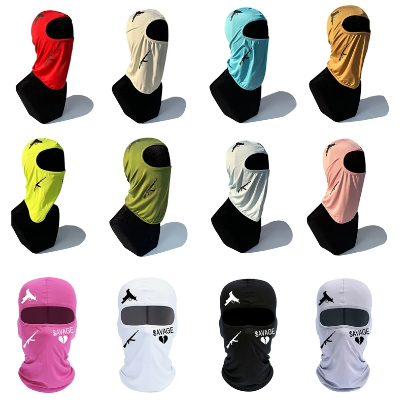 Full Face Cover Motocross Cycling Driving Balaclava Caps Motorcycle Helmet Hunting Hiking Neck Gaiter Bandana Hats Inner Mask