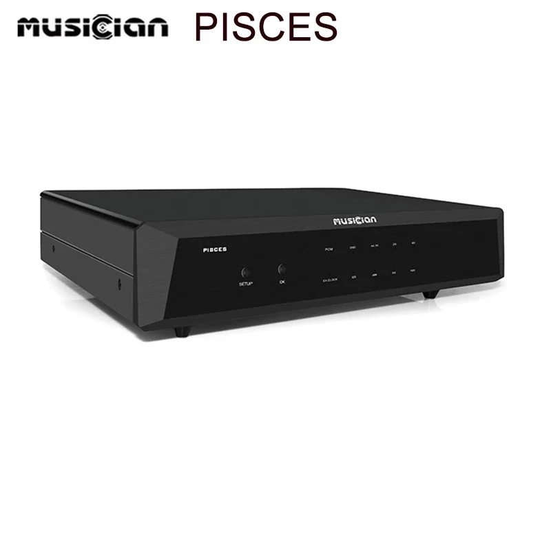 

Musician Pisces USB Interface Clock Input AES/EBU/Optical/Coaxial/I2s output 24Bit 768KHZ DSD512 FPGA DSP HIFI Digital Interface