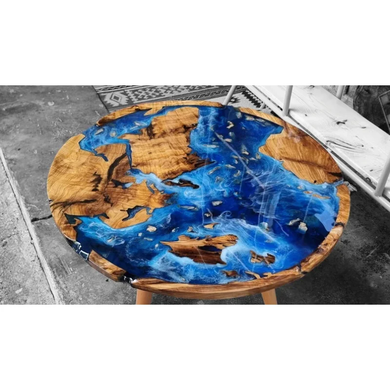 custom.Wooden Slab Tables Resin Epoxy River Tables Epoxy Made Solid Wood Epoxy Tables Tops