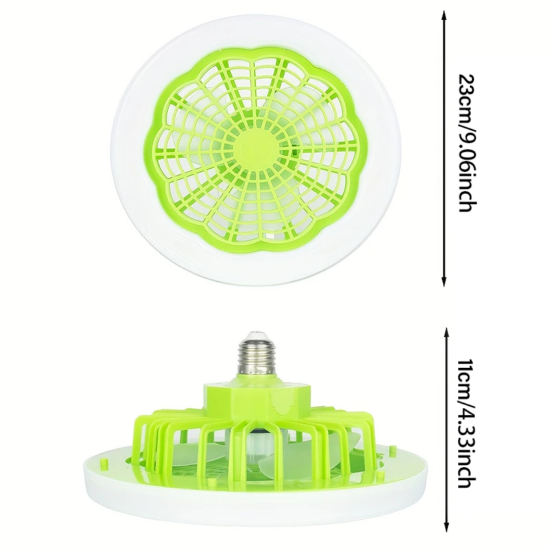 E27 inteligentny wentylator sufitowy z lampkami lampa zdalnie sterowana 50W do sypialni W kuchni doprowadziĆy ciche lampy wentylatory na sufit do