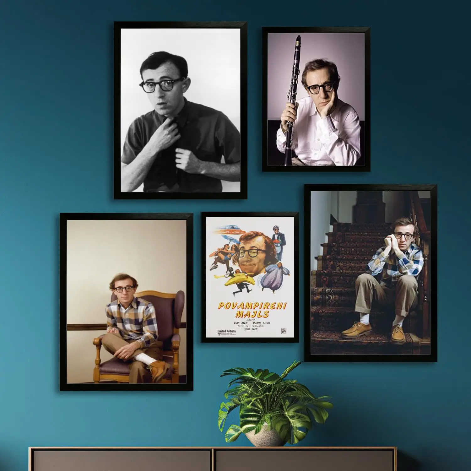 

woody allen Canvas Art Poster, Wall Art Picture Print, Modern Family Bedroom Decor Posters,Decorative painting
