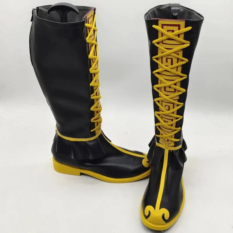 Shuumatsu no Valkyrie سجل راجناروك تشين شي هوانغ تأثيري حلي أحذية أنيمي اليدوية فو الأحذية الجلدية #6