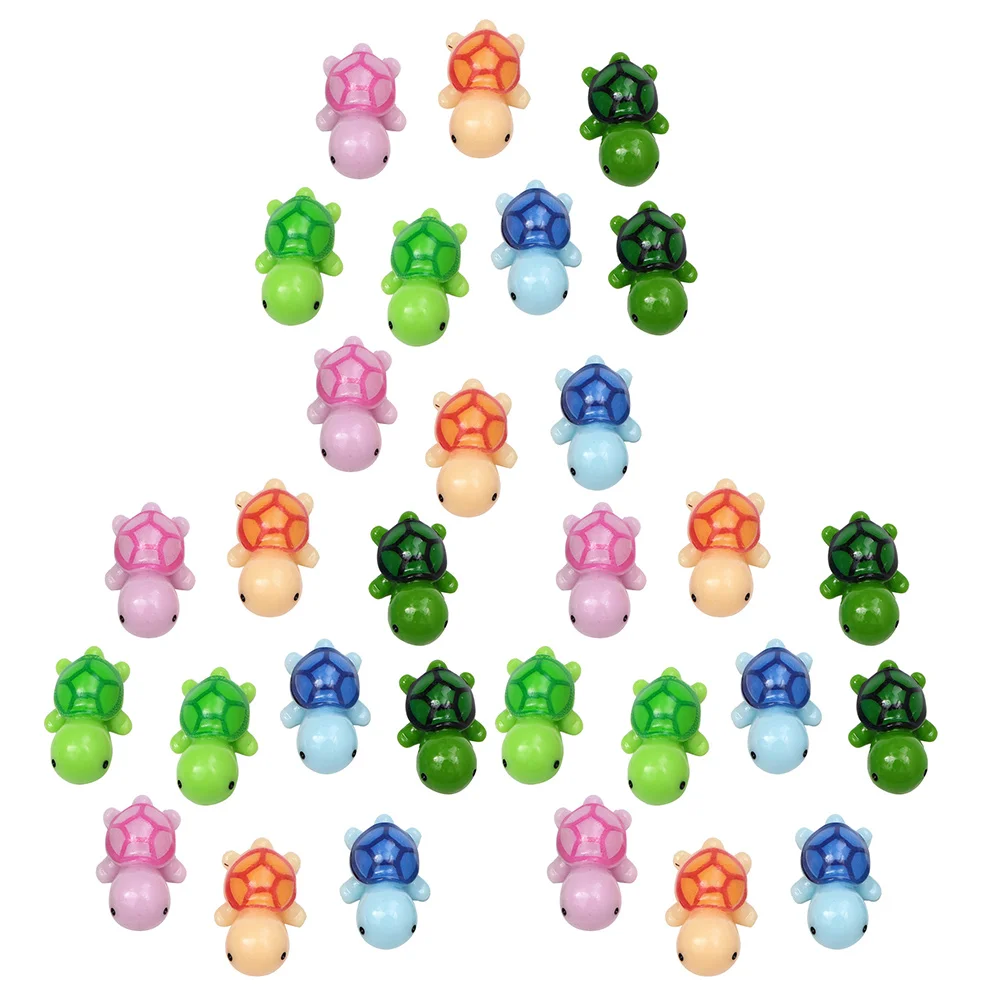 

Mini Turtle Decor Sea Figurine Toy Animals Figures Micro Landscape Decoration Cute Statue Ornaments