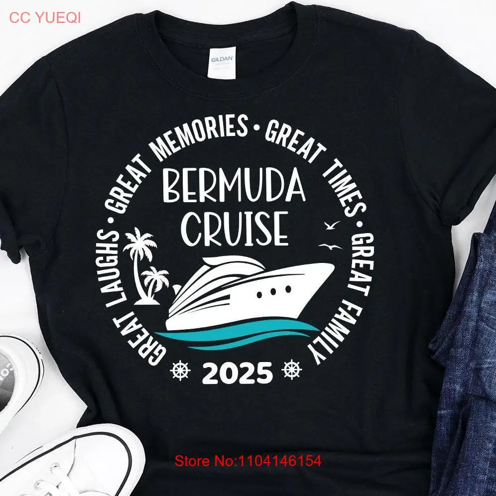 

Bermuda Cruise 2025 T Shirt Matching Family Caribbean Vacation long or short sleeves