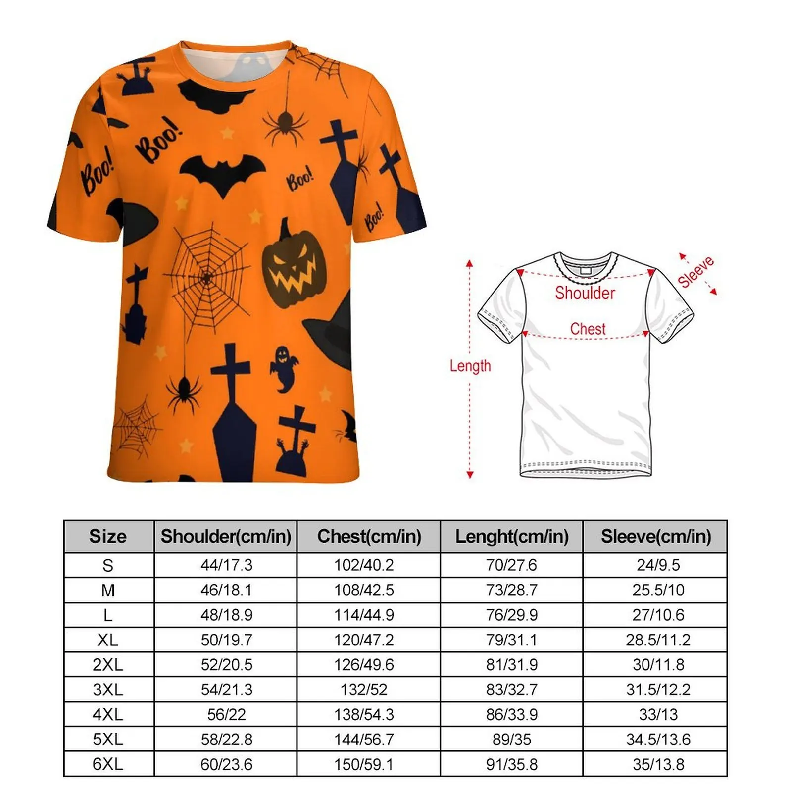 Happy Haunts T-Shirt For Male Halloween Cat Ghost Printed O Neck T-Shirts Summer Clothes Short-Sleeve Streetwear Oversize Tees
