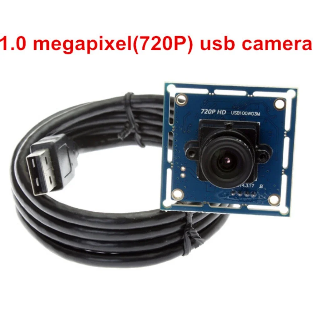 

ELP 720P 30fps USB Camera Module OV9712 Sensor USB2.0 Mini Webcam Module High Speed for Window Mac Linux PC Laptop Computer
