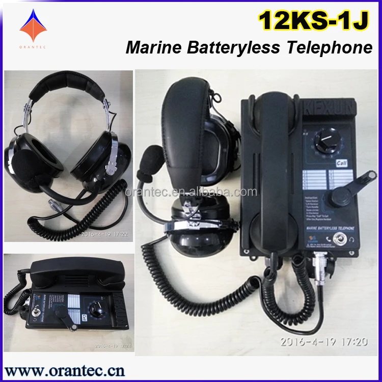 12KS-1J/12KS-1G/KS-1G Type Noise-proof 12 way Marine Batteryless Sound Power Telephone with Headset