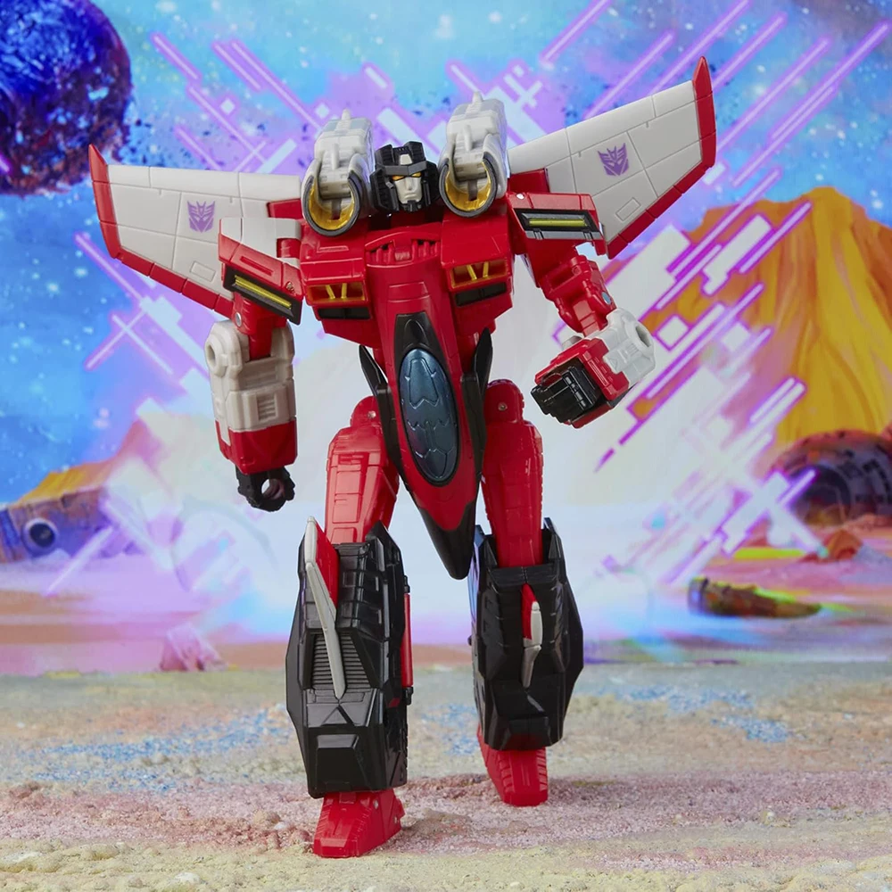 [In-Stock] Hasbro Transformers Legacy Starscream (Armada Universe) Collectible 18cm Voyager Class Anime Action Figure Model Toys