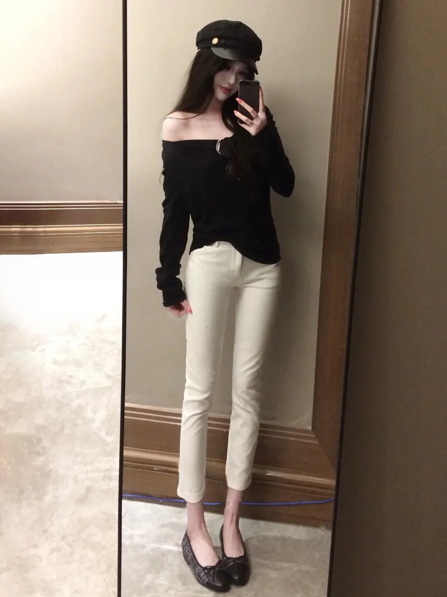 

High Waist Straight Leg Jeans Women Slimming Leg Lengthening Butt Lifting Cotton Stretch Denim Zipper Fly Casual Trousers