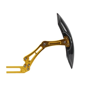 Motosiklet için arka tekerlek Çamurluk Çamurluk, taklit, ayarlanabilir, karbon fiber, alüminyum alaşım, uzatma scooter, aksesuar, evrensel, Arka çamurlukta ilk 10 satış-no. 2