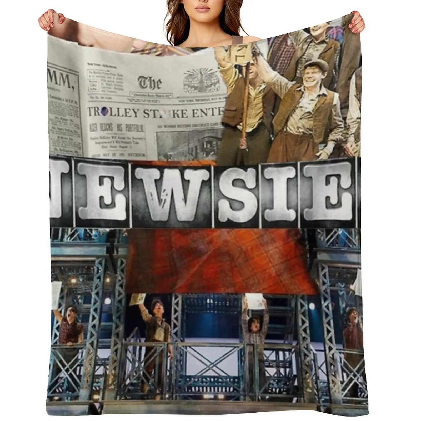

Newsie Throw Blanket Decorative Beds Designers Summer Bed Fashionable Blankets