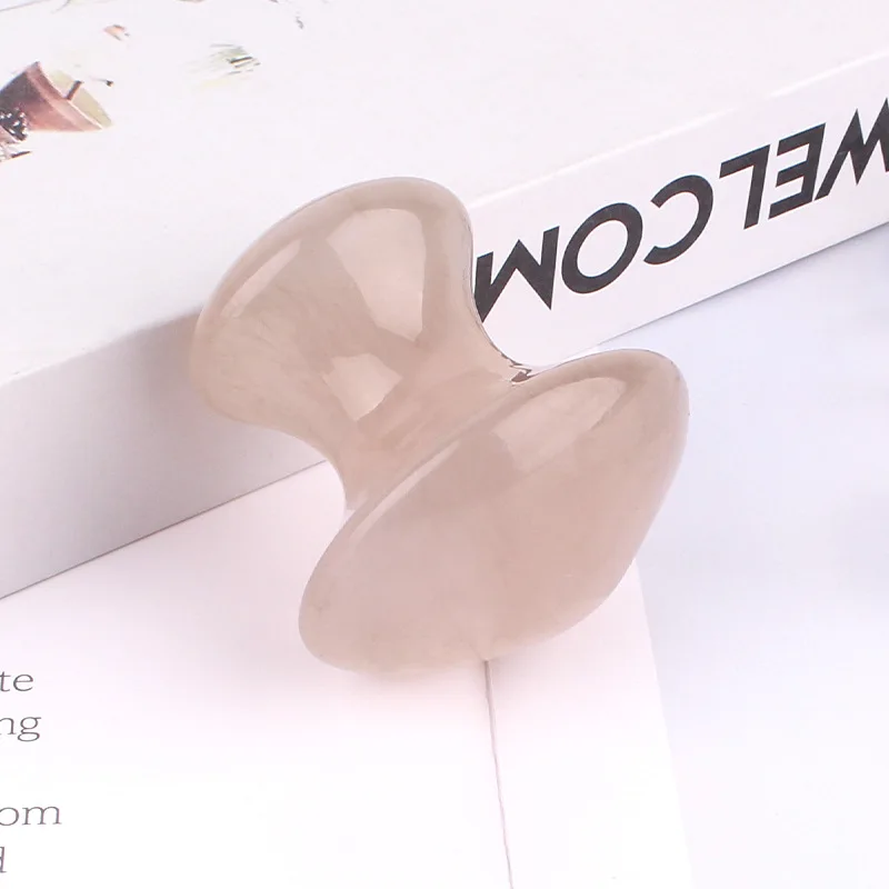

New Natural Roller Face Gua Sha Natural Stone Body Neck Massager Acupoint Eye Care Spa Massage Tools Massage Visage Lifting