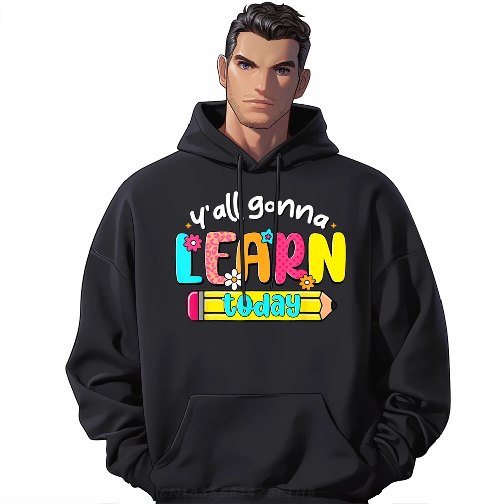 

Crazy Teacher Back To School Y Hoodies Discount Mother Day Long Sleeve Crew Neck Hoodies Mens Print Sweatshirt
