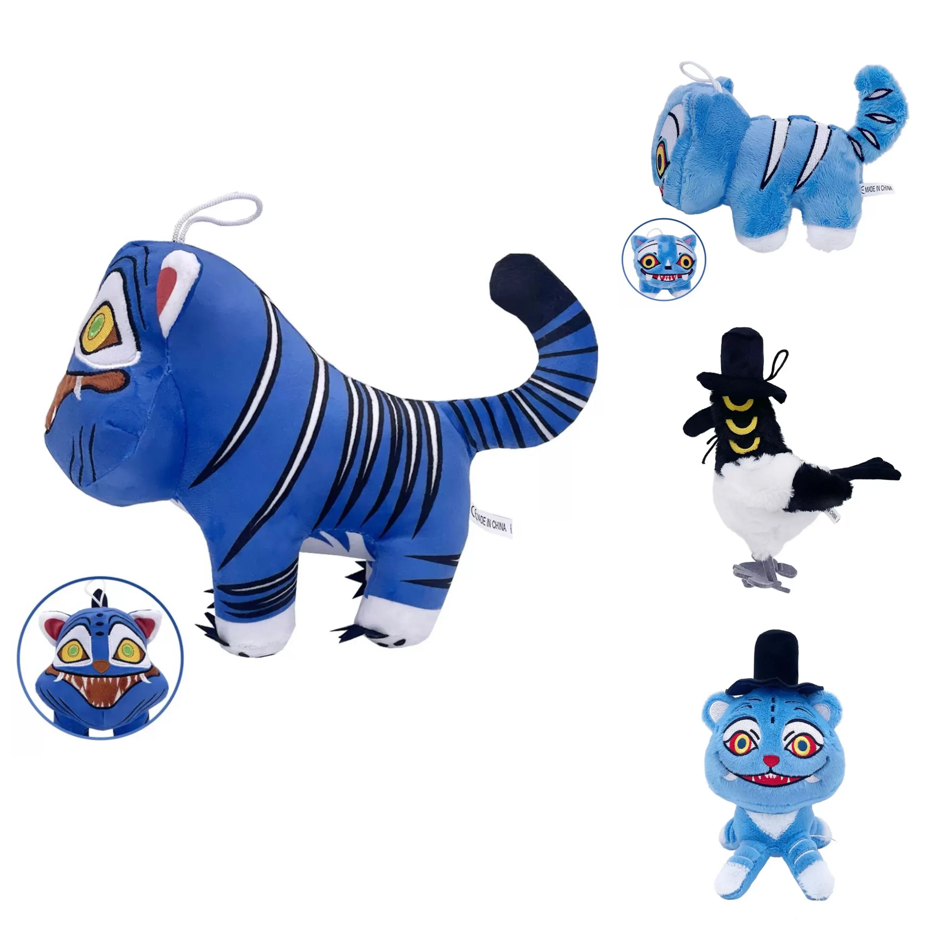 

New popular kpop demon hunter plush toy game hunter tiger stuffed toy cotton doll birthday gift