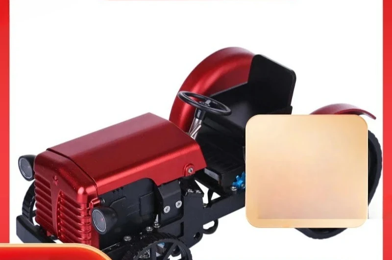 Classic Car DIY Model Kit - Retro Single Cylinder Engine Design, Mechanics