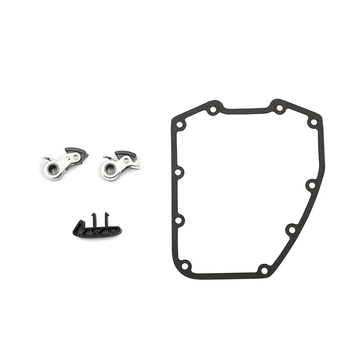 Motorcycle Cam Chain Tensioner Outer & Inner Complete Kit with Guide & Cover Gasket for Harley Twin