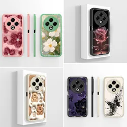 Back Cover For Tecno Spark 30 Pro 4G Bumper Pretty Rose Flowers Pattern Anti Drop Silicone Soft For Tecno Spark30 30Pro Hot Case