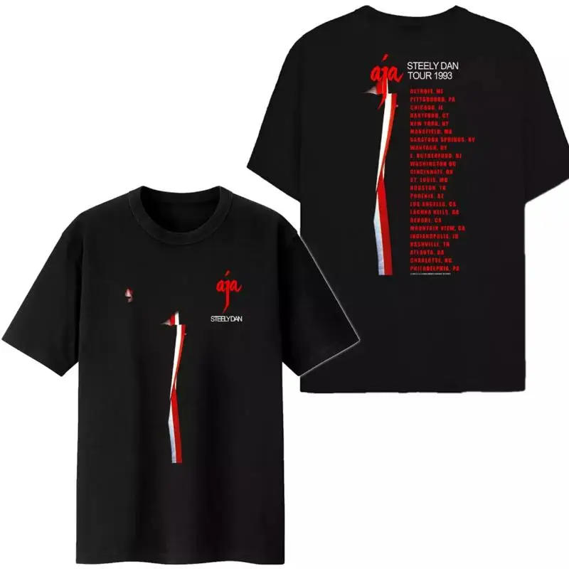 Vintage 90er Jahre Steely Dan Aja Tour 1993 T-Shirt Größe S 5XL