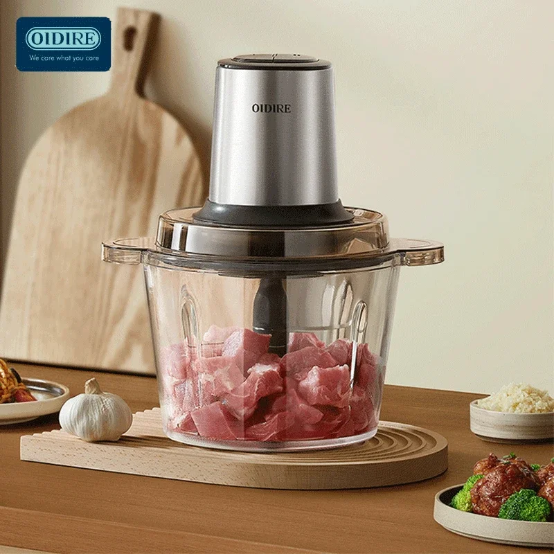 2Speeds 600W Electric Chopper Meat Grinder 26000r/min Speed Mincer Food Vegetable Food Chopper Meat Slicer Machine