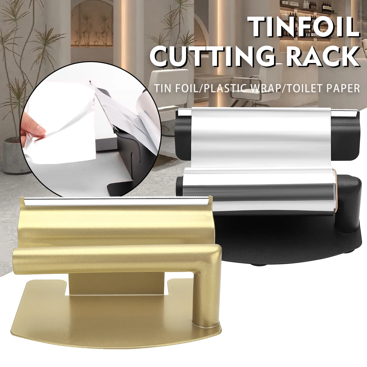 

Professional Tin Foil Cutter Nail Art Tinfoil Set Barbershop Hairdressing Styling Accessory Set Barber Hairdresser Salon Supply