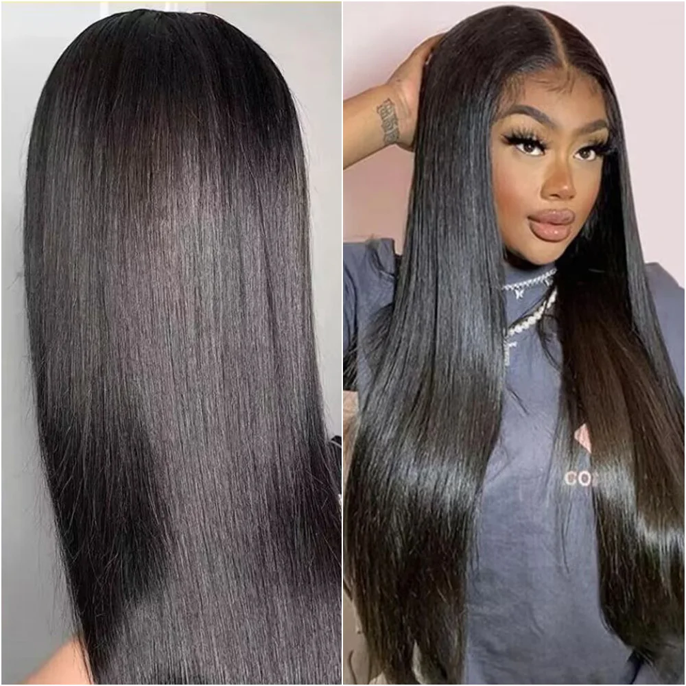 

Прямые 13x6 HD кружевные фронтальные парики 100% человеческие волосы Бразильский черный парик 13x4 HD Парики из натуральных волос на кружеве для женщин Плотность 200%