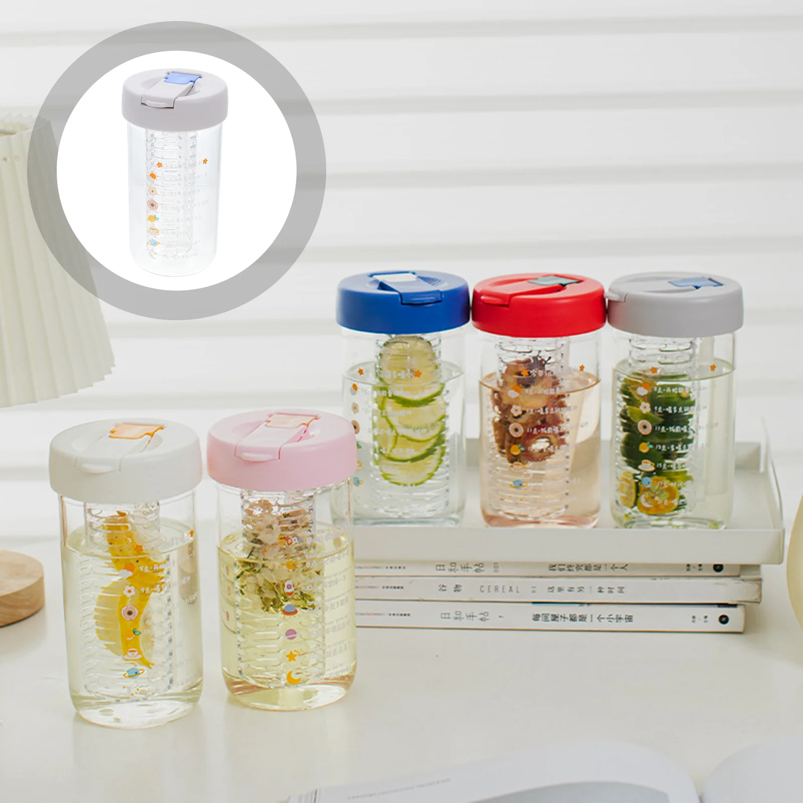 

Girls Large Capacity Spill Proof Water Bottle Outdoor Sports Straw Design Perfect for Running Hiking Cycling Camping